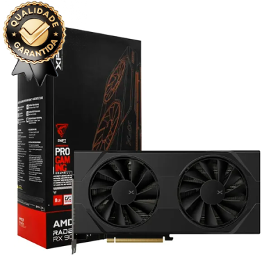 PLACA DE VIDEO RX-9060XT 8GB XFX SWIFT OC BLACK GDDR6 RX-96TSW8GBQ