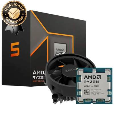 PROCESSADOR AMD RYZEN 5 9600 SOCKET AM5 / 3.8GHZ / 38MB