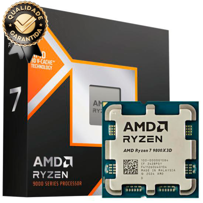 PROCESSADOR AMD RYZEN 7 9800X3D SOCKET AM5 / 5.2GHZ / 104MB