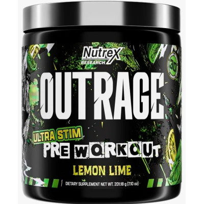 NUTREX OUTRAGE LEMON LIME 30 SERVICE