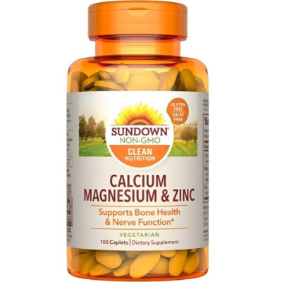 SUNDOWN CALC MAGNESIO ZINCO X 100 CAPS