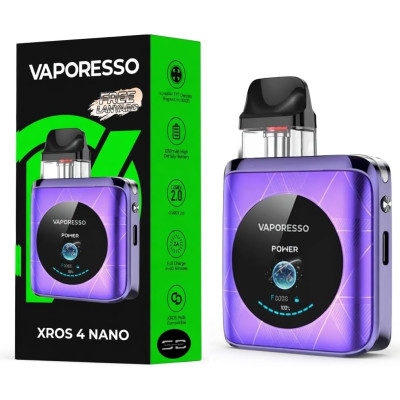 VAPER VAPORESSO XROS 4 NANO KIT PURPLE