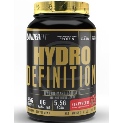 LANDERFIT WHEY PROTEIN HYDRO DEFINITION 2LBS STRAWBERRY
